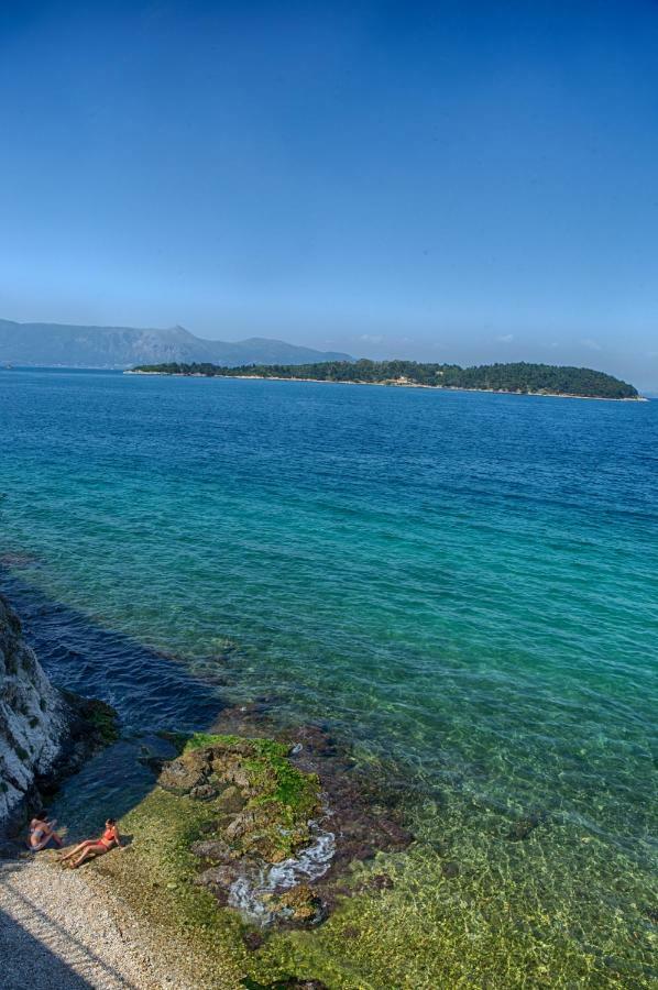 Serene Sea View Apartment In Corfu Old Town Eksteriør billede